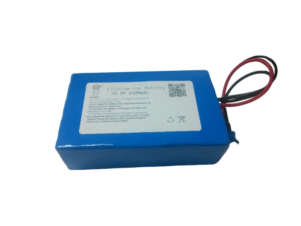 25.9V 4400mAh cylindrical lithium battery