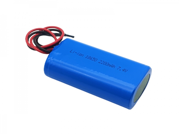 7.4V 2200mAh cylindrical lithium battery