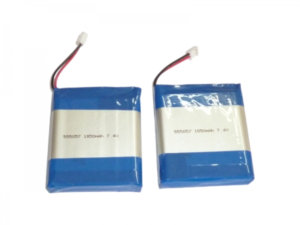 7.4V polymer lithium battery | 555057 7.4V 1850mAh